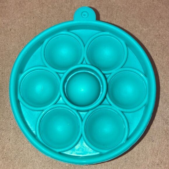 ☀️3/$12☀️ Green Round Mini Pop It Fidget Stress Relief Toy - Picture 4 of 5